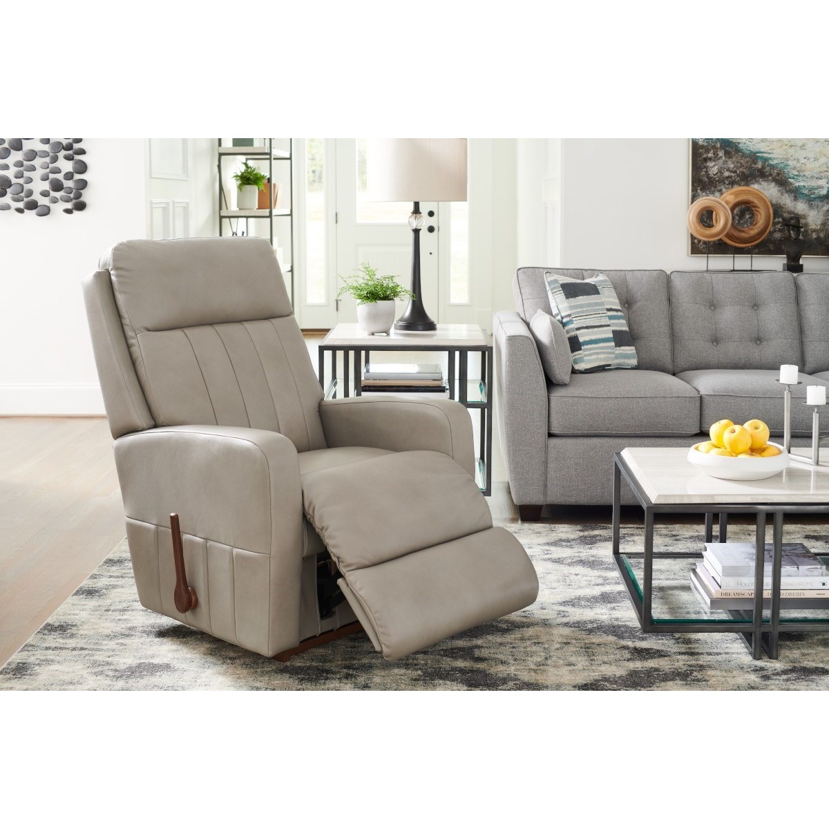 LaZBoy Finley Contemporary Rocker Recliner Conlin's Furniture